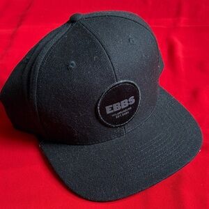 Ebbs Brewery Williamsburg black cotton baseball cap. NWOT!